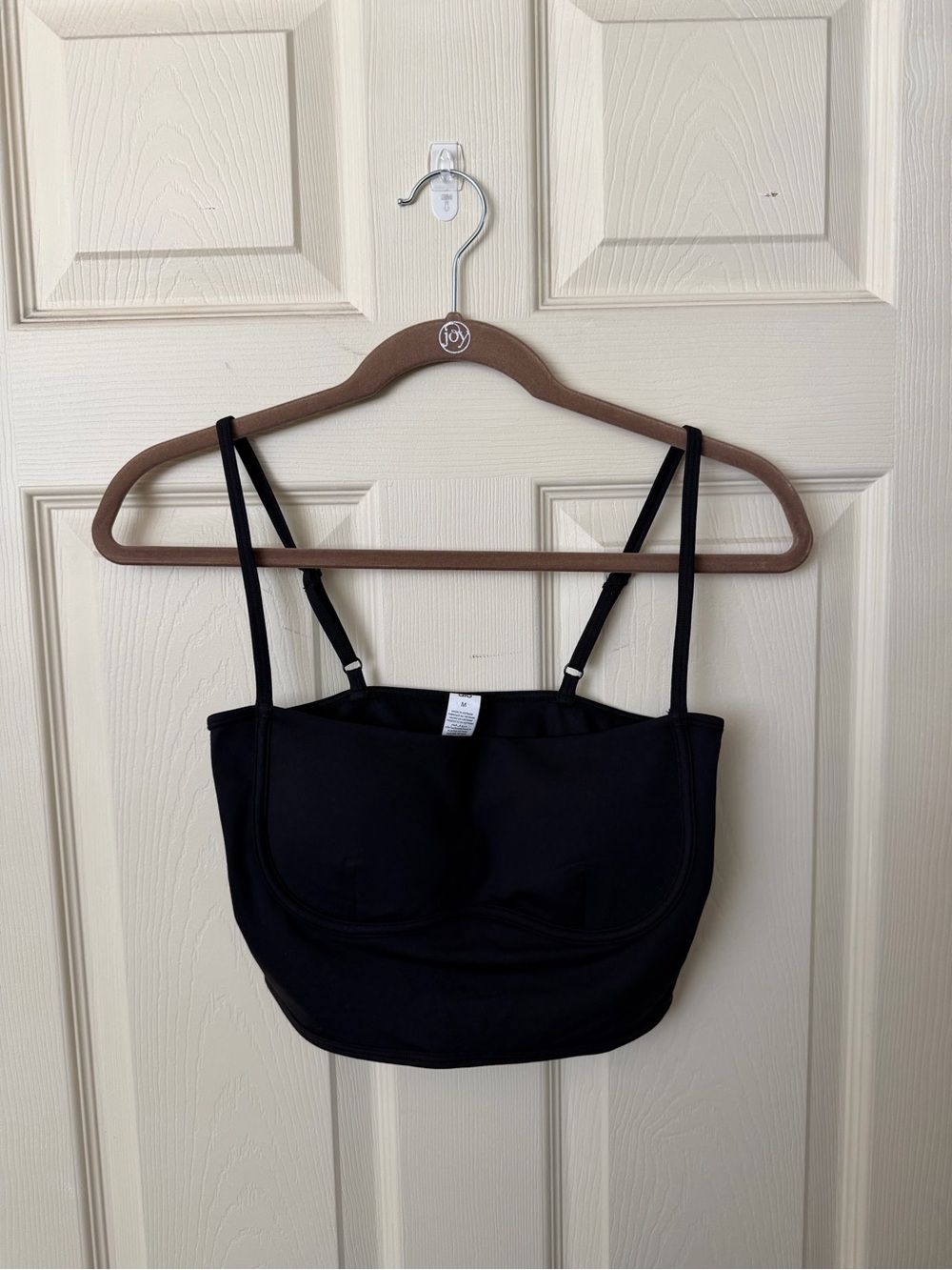 ALO Yoga Black Support Crop Bralette